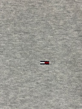 Tommy Hilfiger sweterek denim cotton logo XL XXL