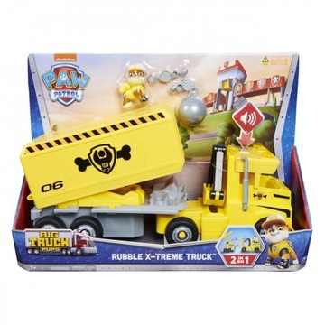PSI PATROL BIG TRUCK X-TREME CIĘŻARÓWKA RUBBLE 2W1 XXL