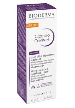 BIODERMA CICABIO Creme+ SPF 50+ Krem naprawczy 40ml