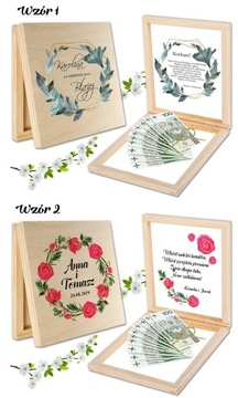 КОРОБКА конверт для денег ПОДАРОК ​​на свадьбу ПРИНТ