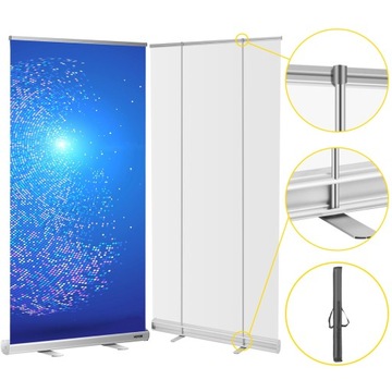 Stojak na baner 121x200 cm