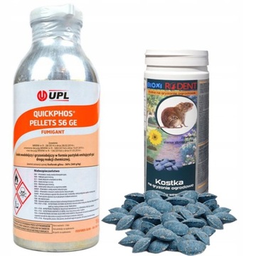 QUICKPHOS 56 PELLET GAZ TRUCIZNA KRETY 1kg TRUTKA