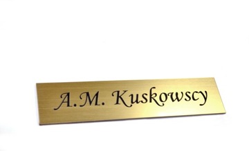Tabliczka na drzwi , GRAWEROWANA extra!