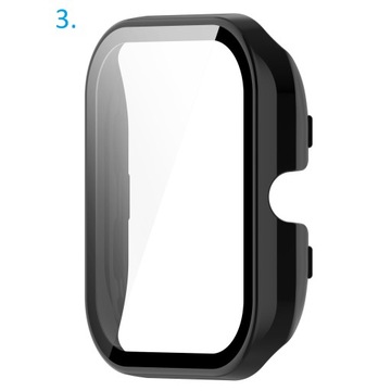 Чехол со встроенным стеклом 2в1 для Xiaomi Amazfit GTS 4 mini | ЦВЕТА