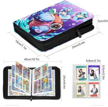 БОЛЬШОЙ АЛЬБОМ НА 400 КОЛЛЕКЦИЙ КАРТ ПОКЕМОН КЛАСС Binder XXL