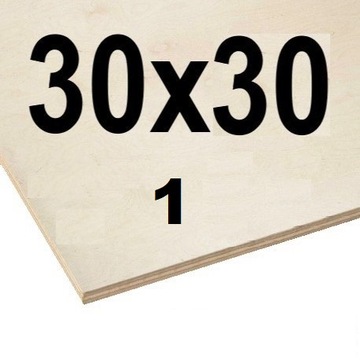 SKLEJKA 3mm 30x30 KL1 LASER CNC DECOUPAGE