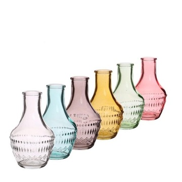 Стеклянная ваза-подсвечник 10 см.