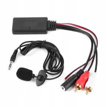 Moduł Bluetooth AUX 2 adapter do kabla RCA z