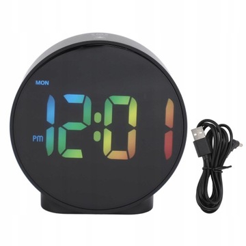 4-calowy budzik LED Wielofunkcyjny Innowacyjny wyświetlacz czasu 12 24H 3-p