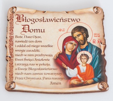 Magnes na lodówkę szafkę Błogosławieństwo Domu