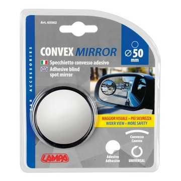 KRUHOVÝ ZRCÁTKO MRTVÉHO POLO 50MM PŘILEPENÉ