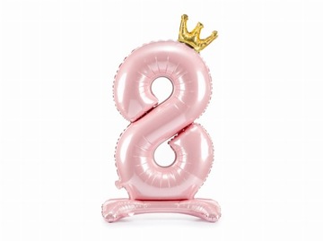 Balony cyfry stojące 8