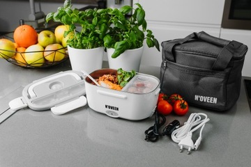 N'OVEEN LB410 Серый ланч-бокс + крышка