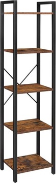 SZAFKA REGAŁ PÓŁKI STYL INDUSTRIALNY RUSTYKALNY LOFT ORGANIZER METAL146 cm