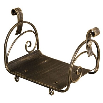 @ KOSZ NA DREWNO ARTUS złota patyna AKCESORIA