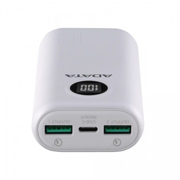 Powerbank Adata P10000QCD 10000 мАч QC 3.0 USB-C