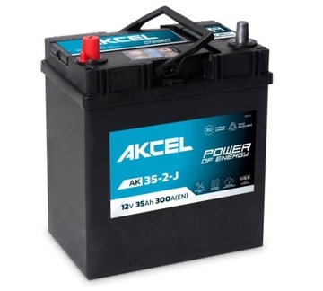 Akumulator 12V 35Ah 300A L+ Azja Akcel Varta Clarios AK-35-2-J