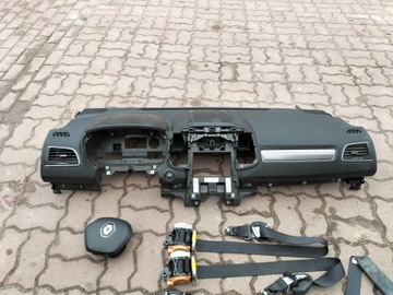 KONZOLA DESKA AIRBAG ULOŽENÍ PÁSY RENAULT KOLEOS II ORIGINÁLNÍ