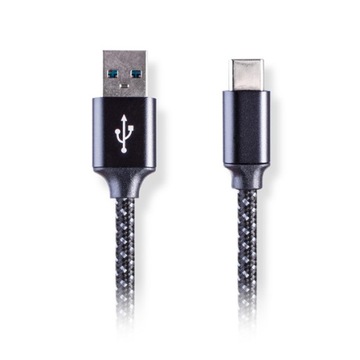 Kabel Przewód USB-C (M) - USB 3.0 A (M) 1,8m