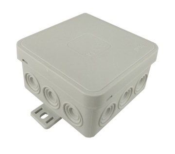 Puszka elektryczna 75x75x41 popiel IP54
