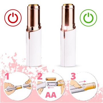 Бритва беспроводной помады с осторожностью