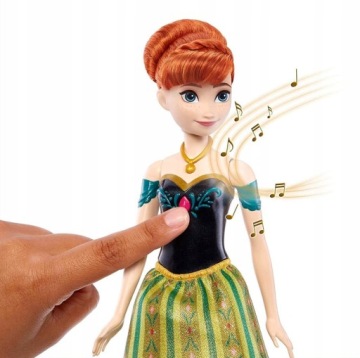 Поющая кукла MATTEL Frozen Anna HMG45