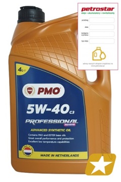 PMO PROFESSIONAL PAO+ESTER C3 5W40 4L