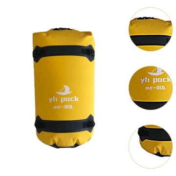 Водонепроницаемый сухой мешок, воздухонепроницаемый, портативный, плавающий, легкий, 80 л.