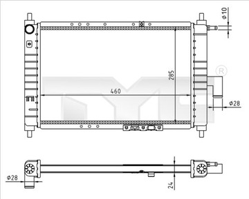 622 453 CHLADIČ MATIZ 0.8 98-