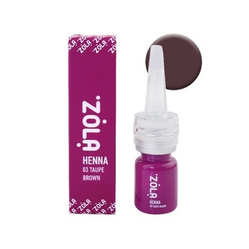 Henna do brwi Zola 03 Taupe brown, 5g