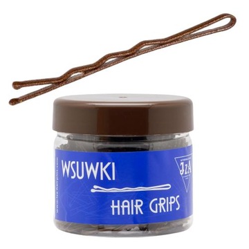 Wsuwki Iza karbowane brązowe mat 2 kulki 5cm 500g