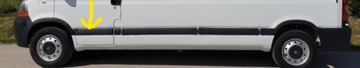 LIŠTA DVEŘE LEVÝ MOVANO INTERSTAR MASTER II 2