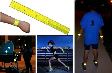 СВЕТООТРАЖАЮЩАЯ САМОЗЖИМНАЯ ПРЕДУПРЕЖДАЮЩАЯ ЛЕНТА, РЕГУЛИРУЕМАЯ, СИЛЬНАЯ ОТРАЖАЮЩАЯ СВОЙСТВА, 40 см