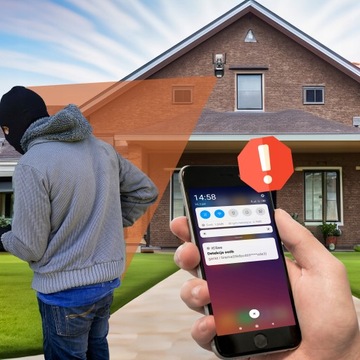 ДВОЙНАЯ НАРУЖНАЯ ПОВОРОТНАЯ IP WIFI FULL HD+ КАМЕРА 2 В 1 ДЛЯ МОНИТОРИНГА