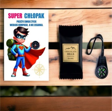 BOYS' DAY, подарок школьным друзьям в виде компаса с шоколадом