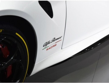 НАКЛЕЙКА НА ДВЕРЬ ALFA ROMEO RACING РАМКА КРЫЛА
