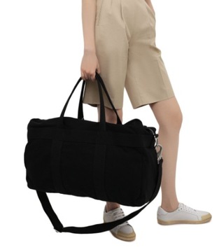 Duża torba materiałowa Calvin Klein K50K508121 large brak długiego paska