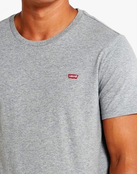 Levi's koszulka r S męska t-shirt szara siwa Levis 568090027