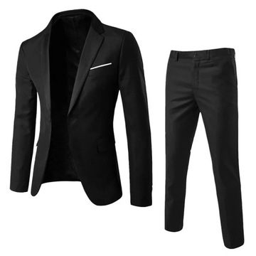 Business Elegant Man Suit Jacket Turn-down Collar