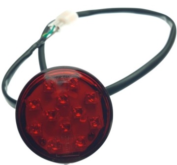 OKRĄGŁA LAMPA LED TYŁ TYLNA REFLEKTOR QUADA Linhai Hytrack 500/510S OEM!