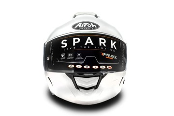 Шлем Airoh SPARK COLOR WHITE GLOSS белый XXL