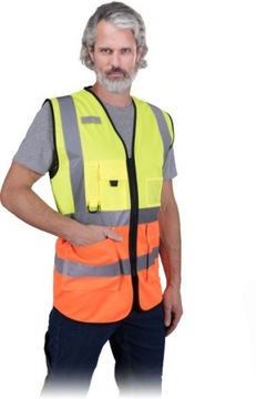 Kamizelka ostrzegawcza zapinana na suwak YP r. 3XL