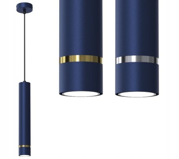 LAMPA ZWIS TUBA EYE METAL GU10 120cm NAVY GRANAT