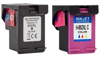 2x Tusze Do HP 652XL DJ1115 2135 3635 3835 4535