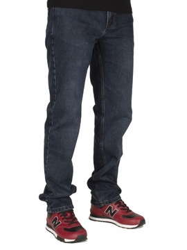 Spodnie męskie jeans W:33 90 CM granatowe długie