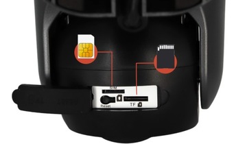 Беспроводная GSM солнечная камера СО ВСТРОЕННОЙ БАТАРЕЕЙ для SIM-карты 4G 4Mpx