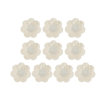 10x Nakładki na sutki Niewidoczne biustonosze Przyklejony biustonosz Koronka 8CM Kwiat
