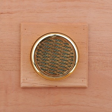 Дорожный кедровый деревянный хьюмидор для сигар черного цвета