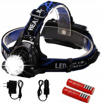 LATARKA CZOŁOWA LED ZOOM CREE XM-L T6 CZOŁÓWKA