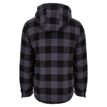 Kurtka Brandit Lumber Hooded Black/Grey Gingham S
